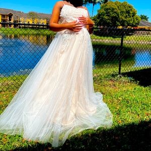 Dress worn once for baby shower